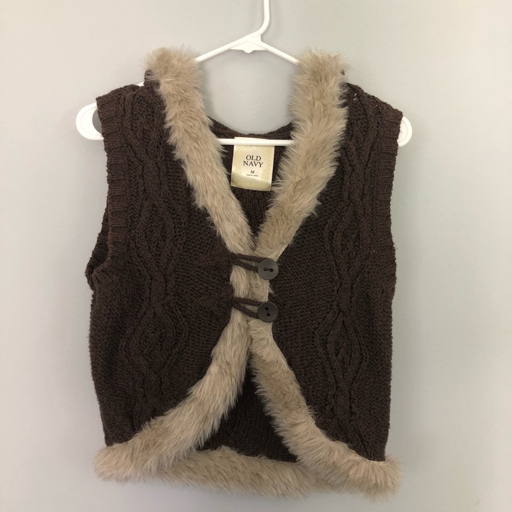 Old Navy Fall Furry Vest